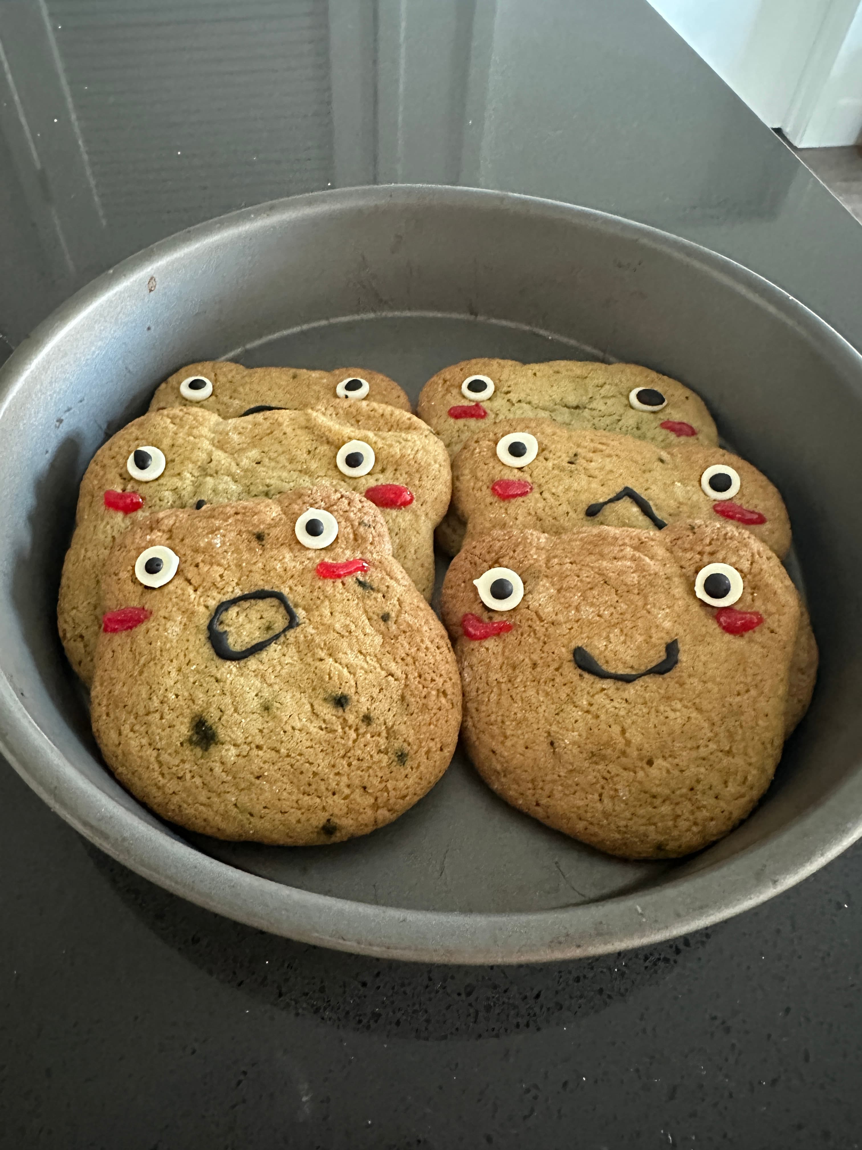 Matcha Frog Sugar Cookies 