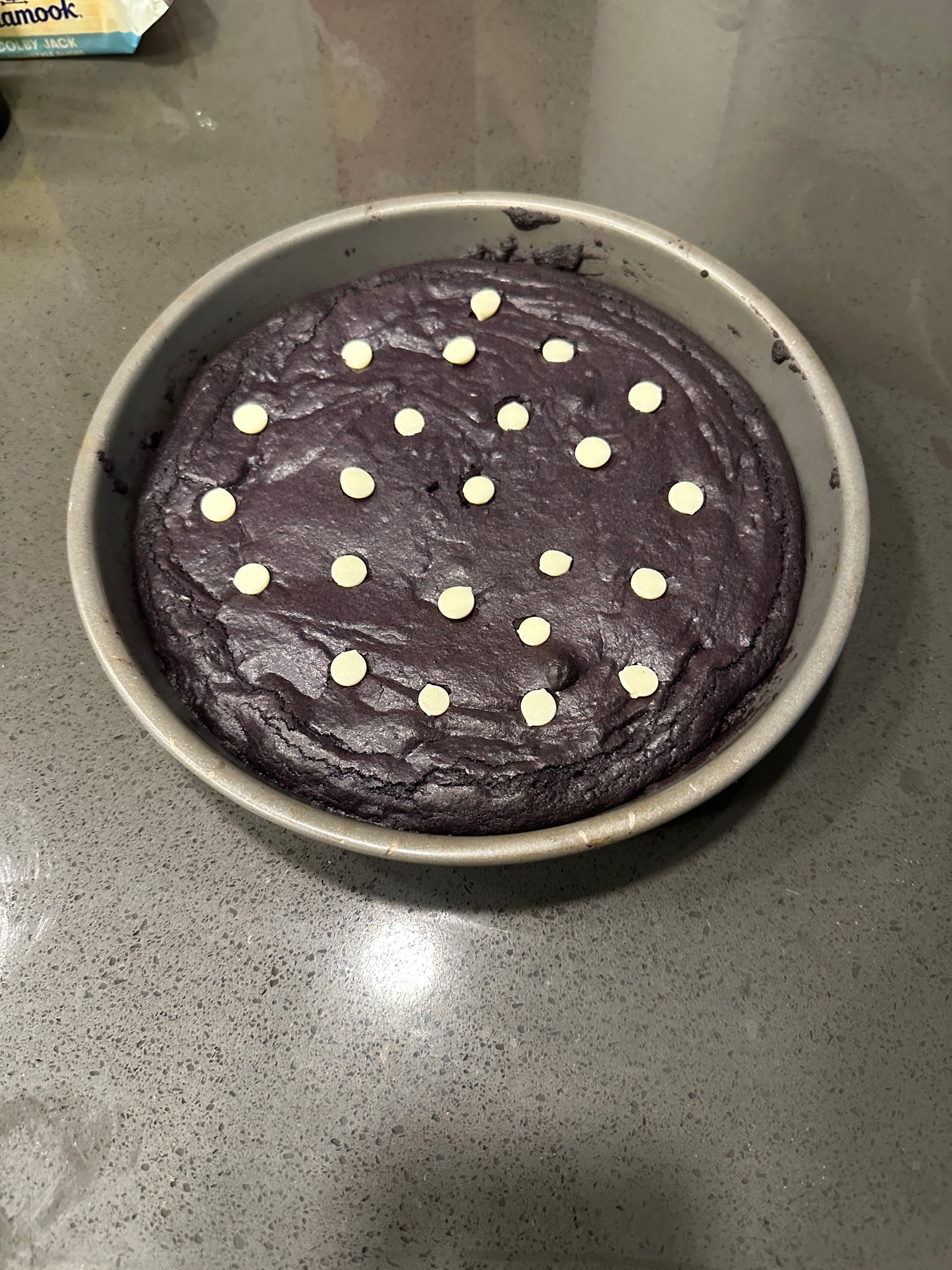 First Bake of 2026: Ube Pot Brownies