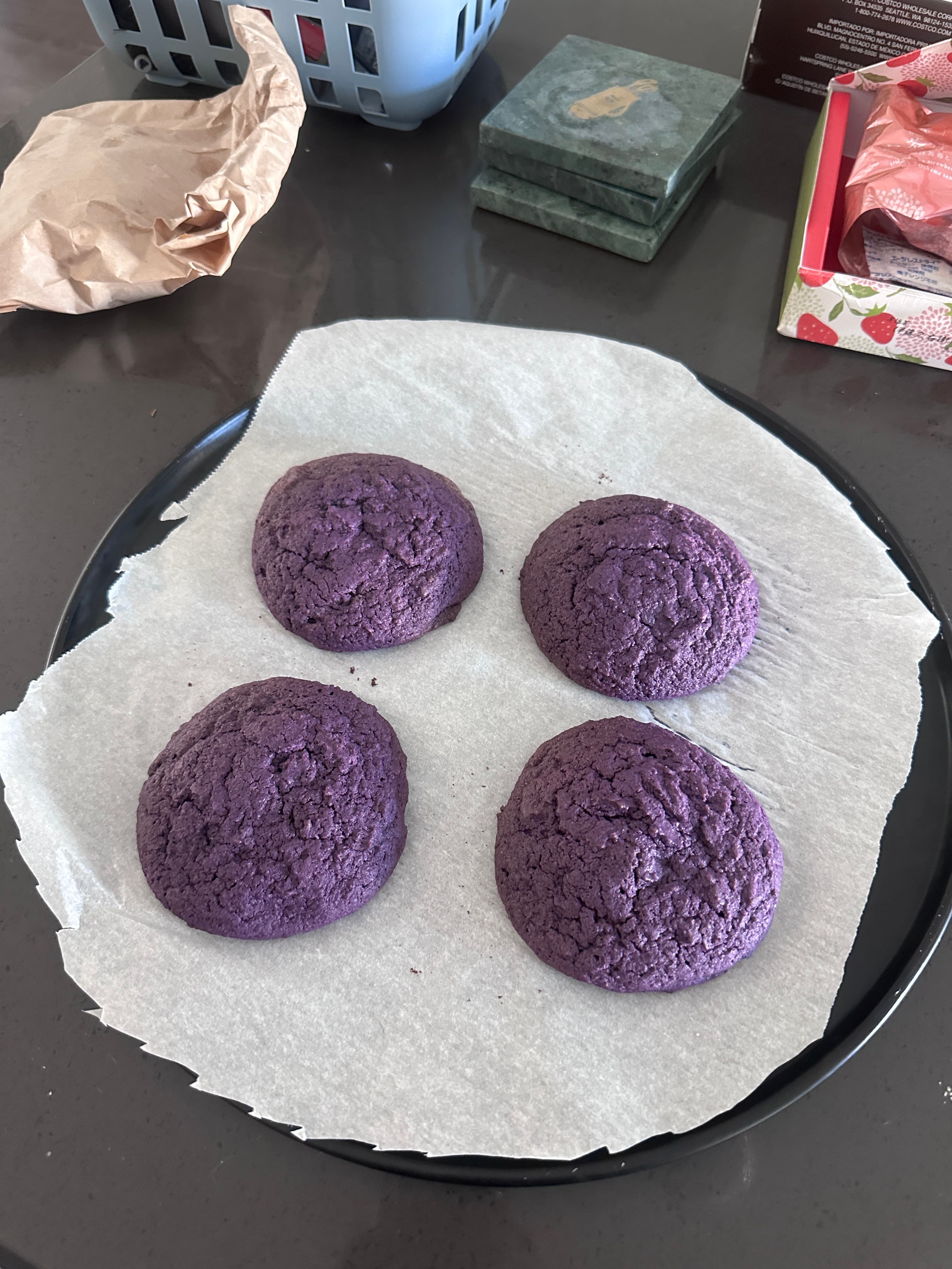 More pot: Ube pot cookies 