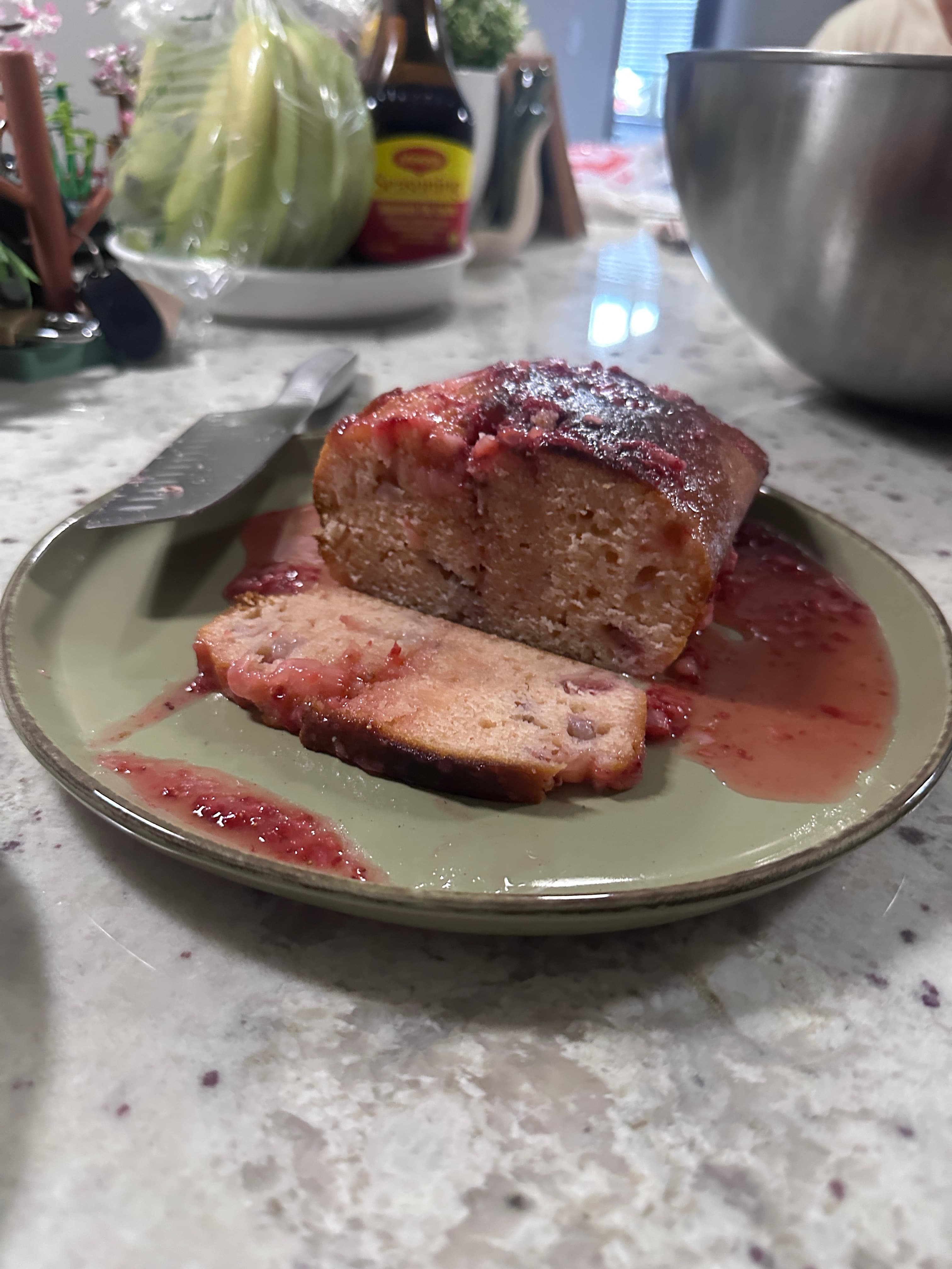 Strawberry Loaf Cake